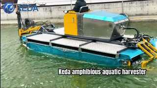 Keda amphibious aquatic harvester