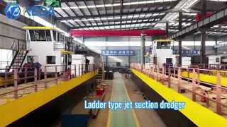 Ladder type jet suction dredger